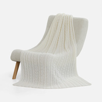 Плед Eloisa, темно-синий (кобальт)