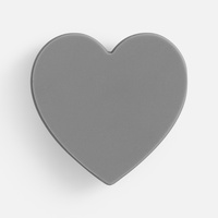 Джибитс из ПВХ «Сердце», черный