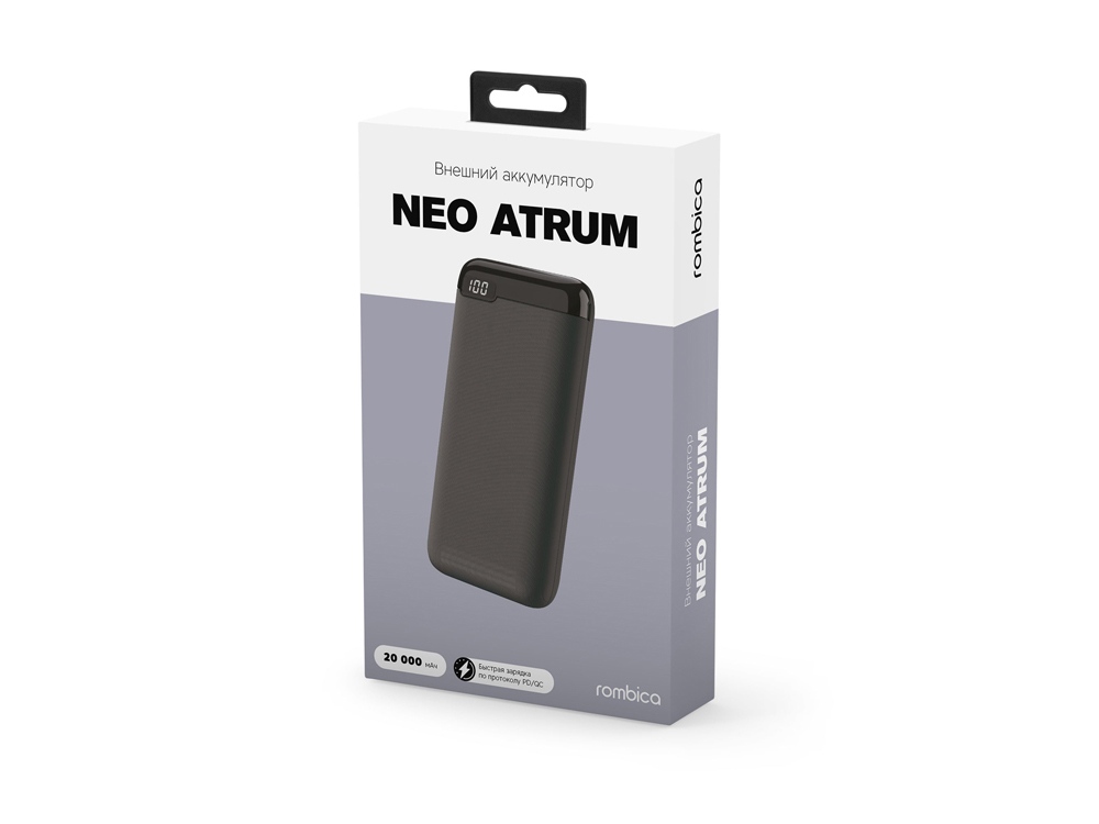 Внешний аккумулятор NEO Atrum, 20000 mAh