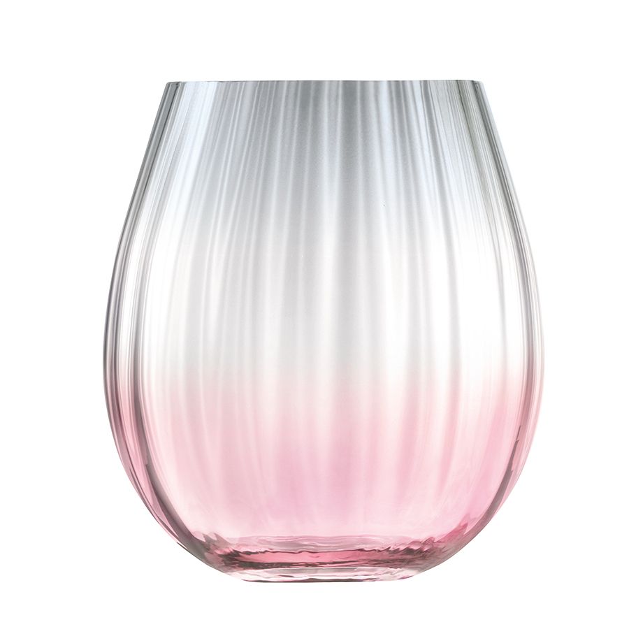 Набор из 2 стаканов Dusk, розовый с серым