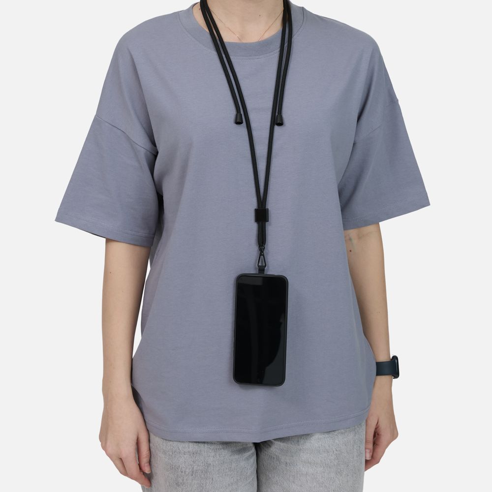 Шнурок для телефона TrendHand, черный